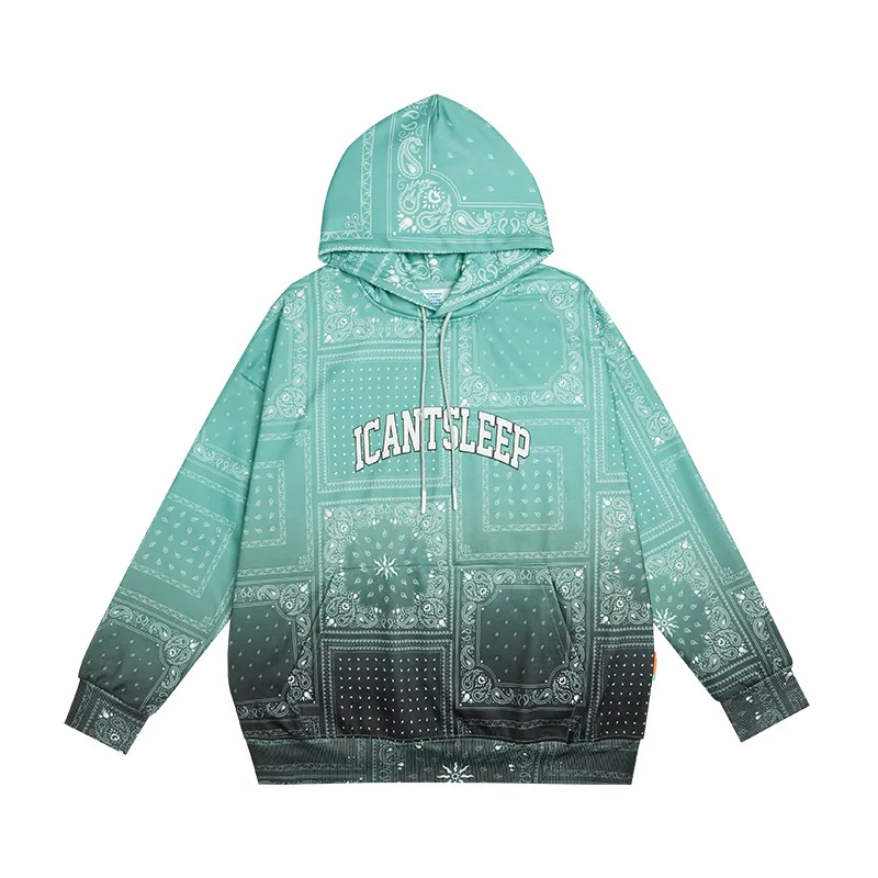 2 color full print custom embroidery drop shoulder hoodies 3d puff heavy cotton hoodie & sweatshirt