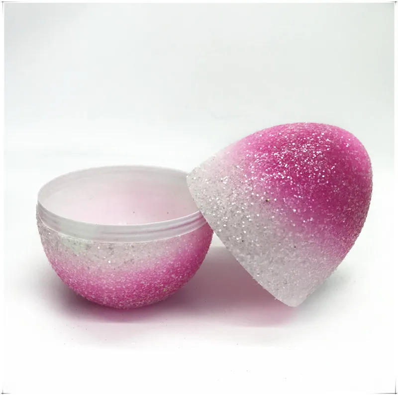 
Hot selling 15cm plastic gift party large easter egg spray paint on powdered plastic easter egg 