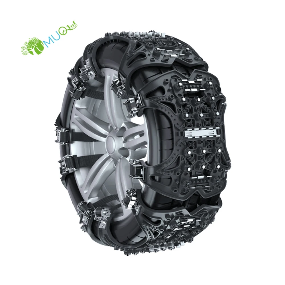 YumuQ Universal Auto Tire Snow Chains Anti-Skip Belt Safe Driving SUV VAN Auto Accessories Winter Tyres Wheels Snow Chains