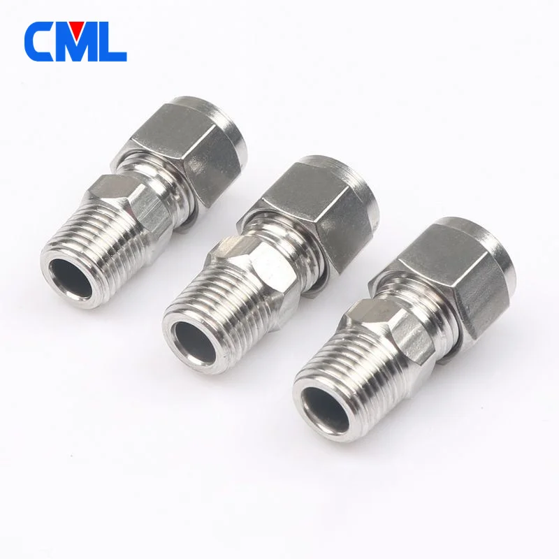 Гидравлический фитинг из нержавеющей стали npt Tube OD 1/8 '1/4' 3/8 '1/2' 4 мм 6 мм 8 мм 10 мм 12 мм 14 м до 1/2 NPT Соединительный фитинг