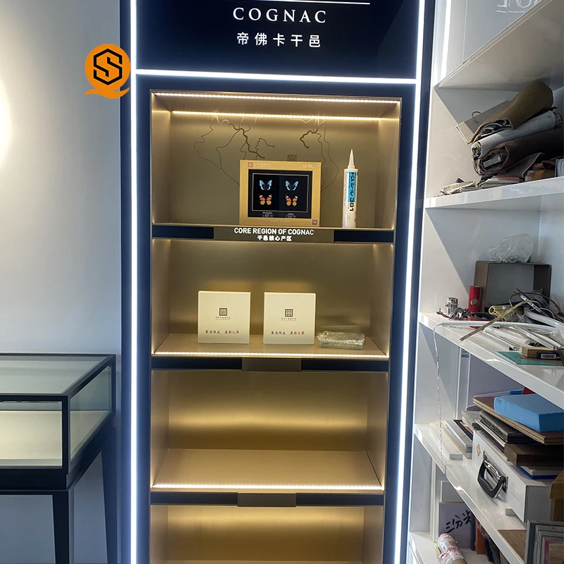 New Arrival Factory Supplier Wood Museum Souvenir Jewelry Showcase Display Sets Glass Showcases