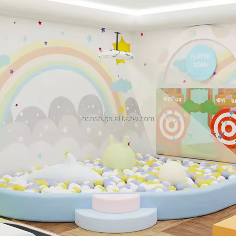 Game Interactive Park Toddler Role Playhouse Custom Children Soft Play Commercial Kid Indoor Playground Equipment With Ball Pool