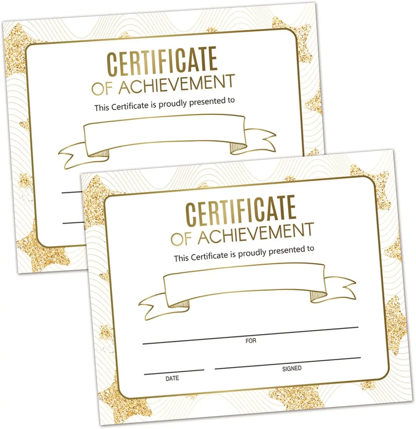 New Custom Colorful Diploma Graduation Certificates of Achievement Award Certificates for Students