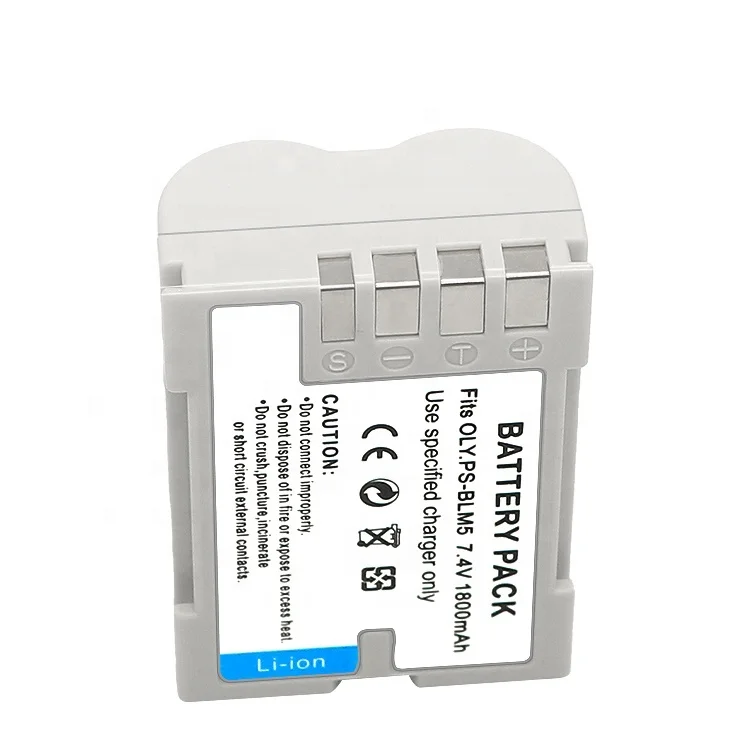 7.6V 1600mAh Digital Battery PS-BLN1 BLN-1 BLN1 for OLYMPUS OM-D E-M1 EM-1 E-M5 PEN E-P5 HLD-6 full decoding