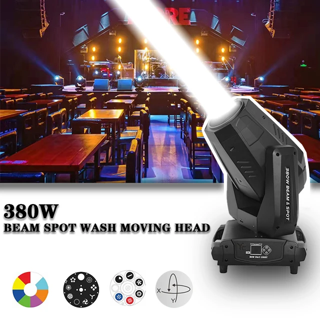 Powerful beam light 19R 380w BEAM moving head light for stage lighting