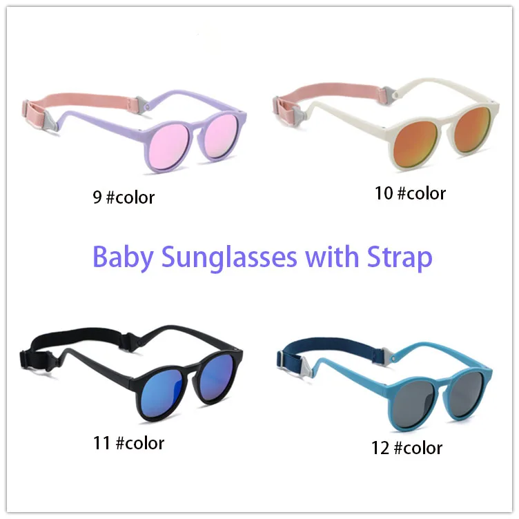 2022 Beach UV400 Flexible BPA Free Silicone Frame TAC Lens Kids Child Children Anti-UV Polarized Sunglasses