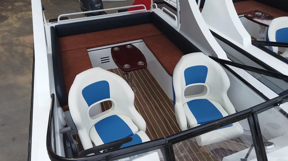 FACTORY customized aluminium Leisure boat 7 persons speed 40-55km/h boat