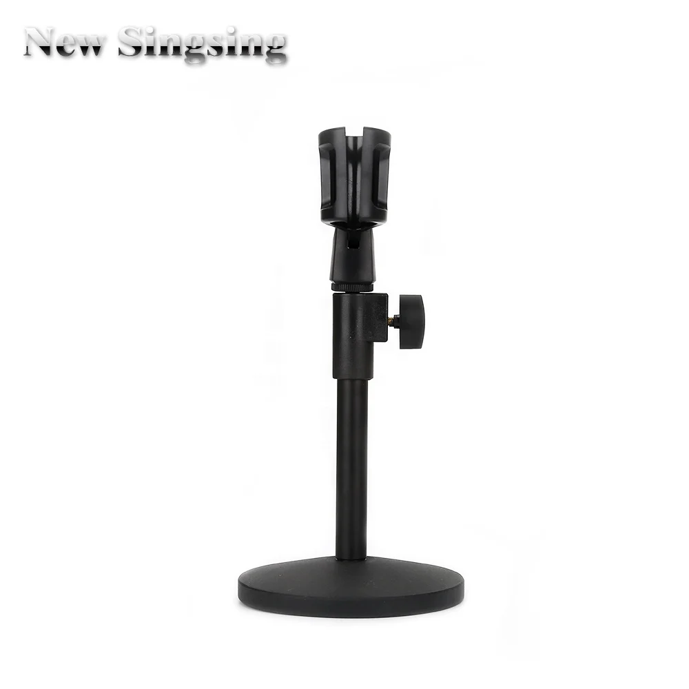 High quality desktop adjustable height studio microphone mic stand holder for recording