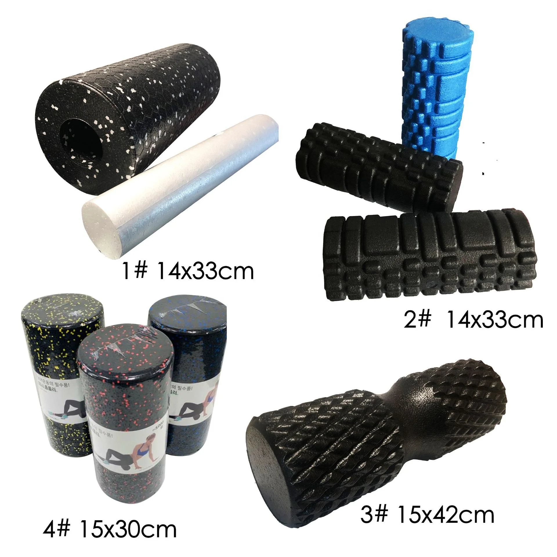 30 cm 90 cm EVA Massage Roller Home Gym Fitness Yoga Soft Round Foam Roller