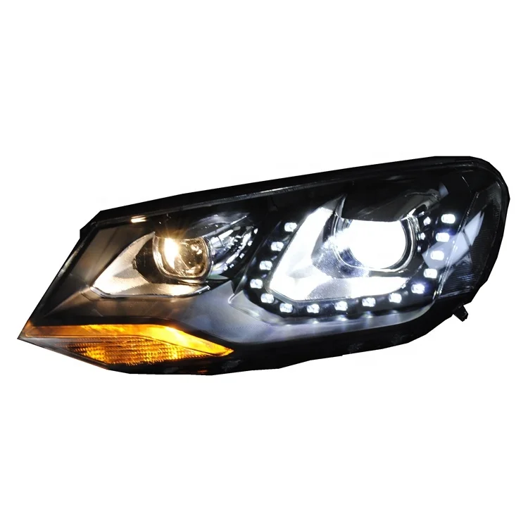 BiLED projector lens headlight for PL52 2011Touareg