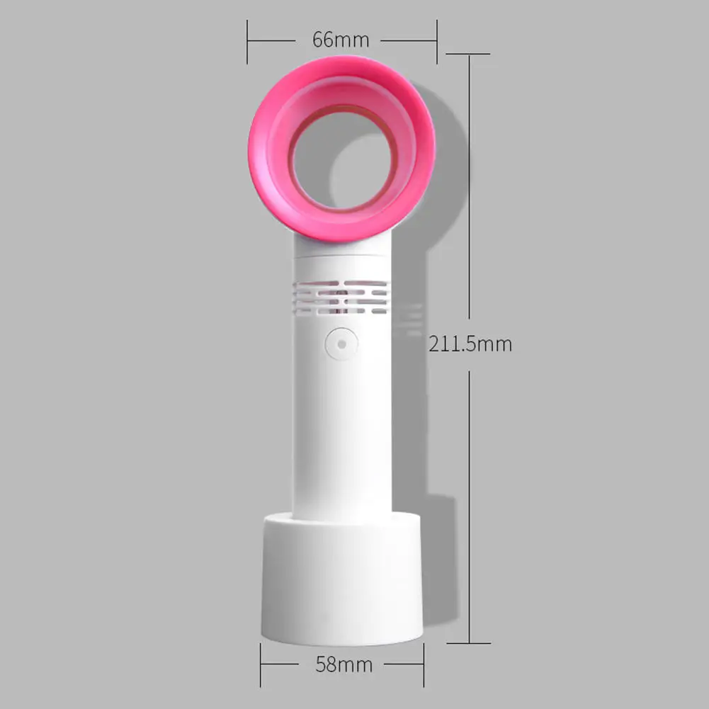 Amazon Hot Sale Mini Desktop Summer Air Cooling Rechargeable Usb Small Handheld Portable Bladeless Fans