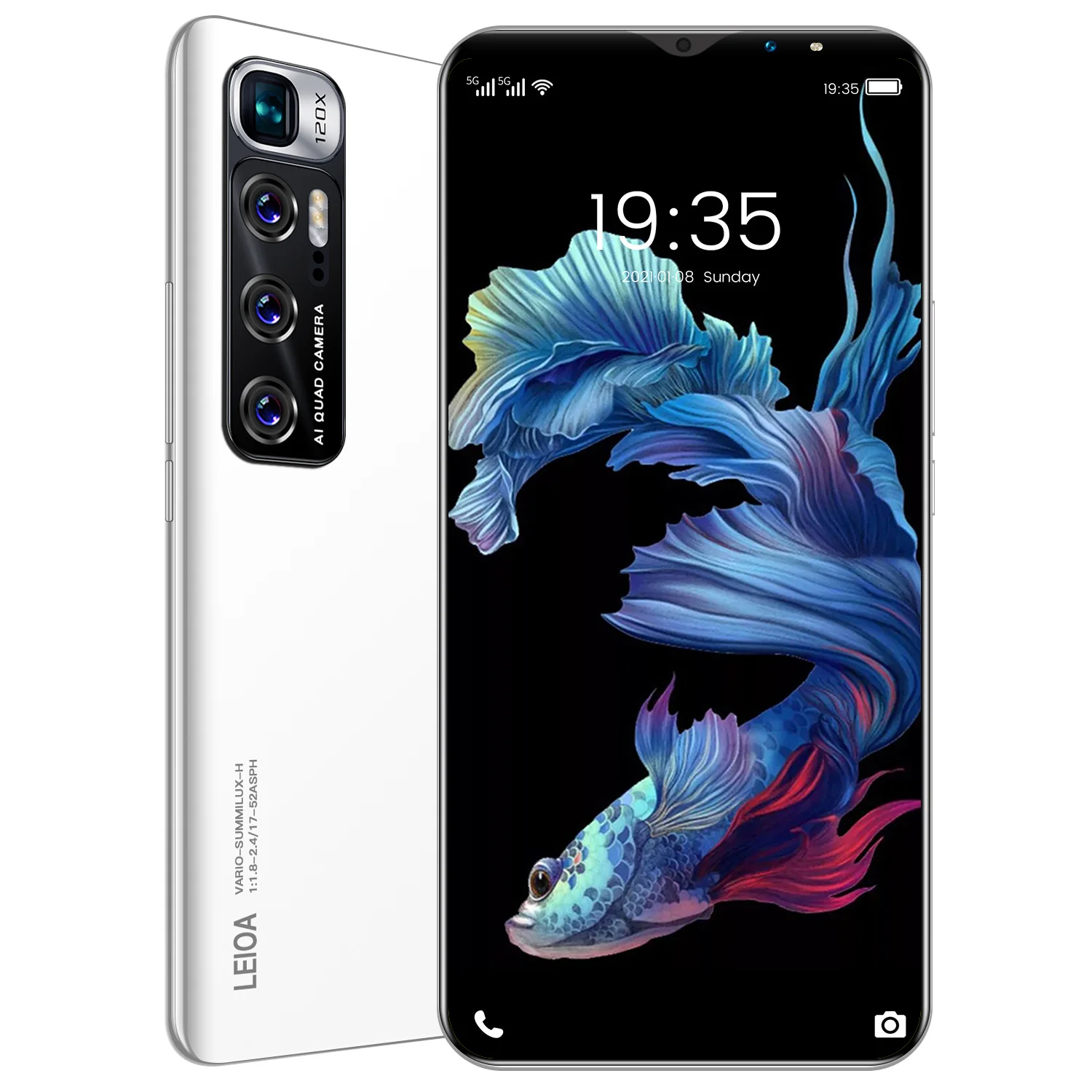 Глобальная версия 6 1 inch M10 Plus смартфон 12 Гб + 512 полный экран мобильного на палец для телефона/Уход за кожей лица Разблокируйте телефон Android 10