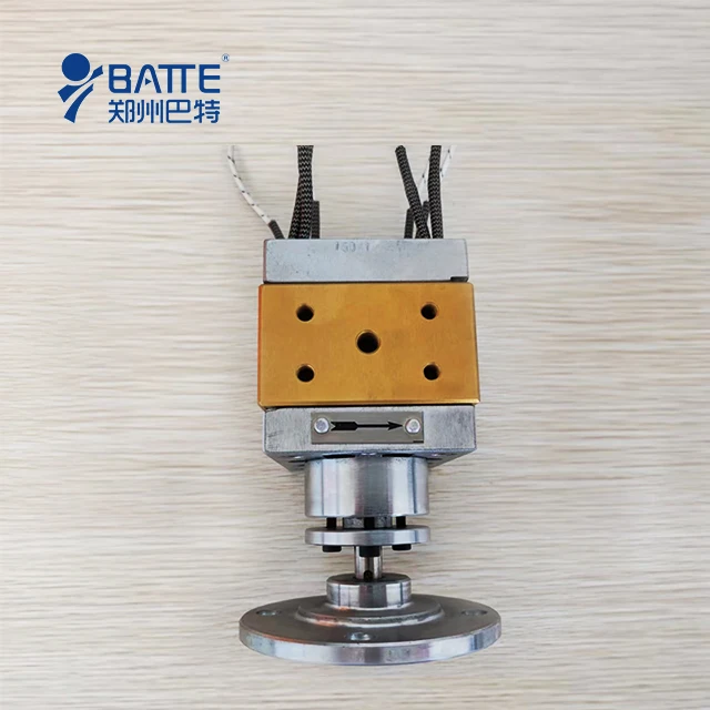 Plastic filament extruding machine with polymer mini melt pump for plastic extruder