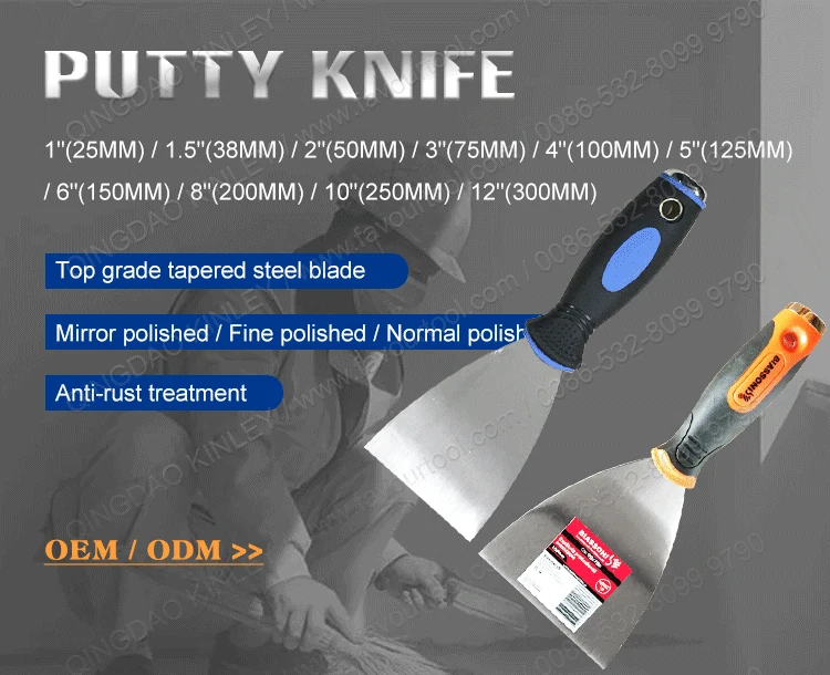 OEM Types Paint Stainless Steel Metal Scraper Tool Putty Knife Scraper