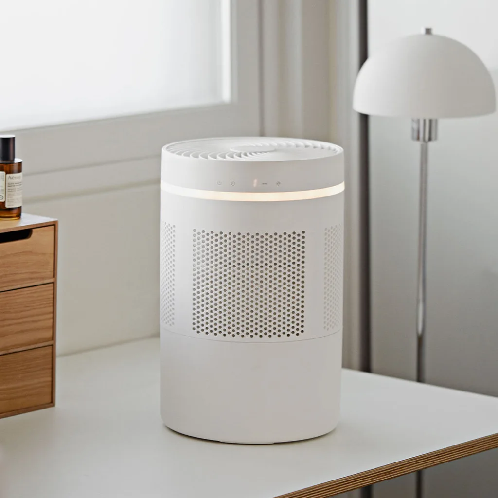 2024 GEMEO Oem Price 4 levels wind Warm Light Unit Evaporative Ultrasonic Aroma Air 4500ml No Mist Humidifier