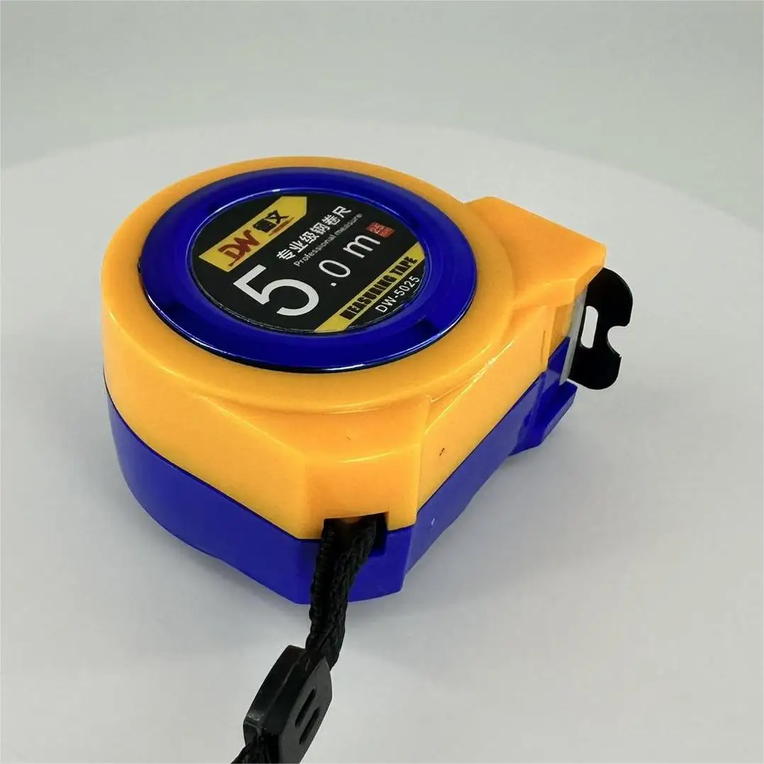 Dewen Rubber Coated 3m/5m/7.5m/10m Tape Measure Customizable Logo Measuring Tape for Measurement Made in China 5m Meters