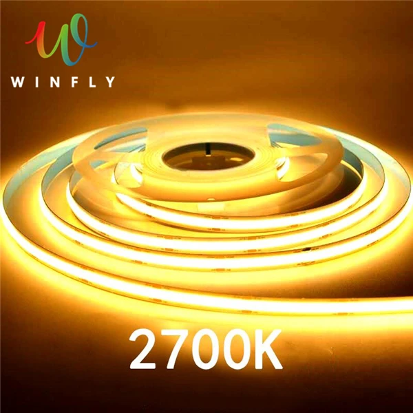 Светодиодные ленты COB White от производителя WINFLY480 для декора автомобиля