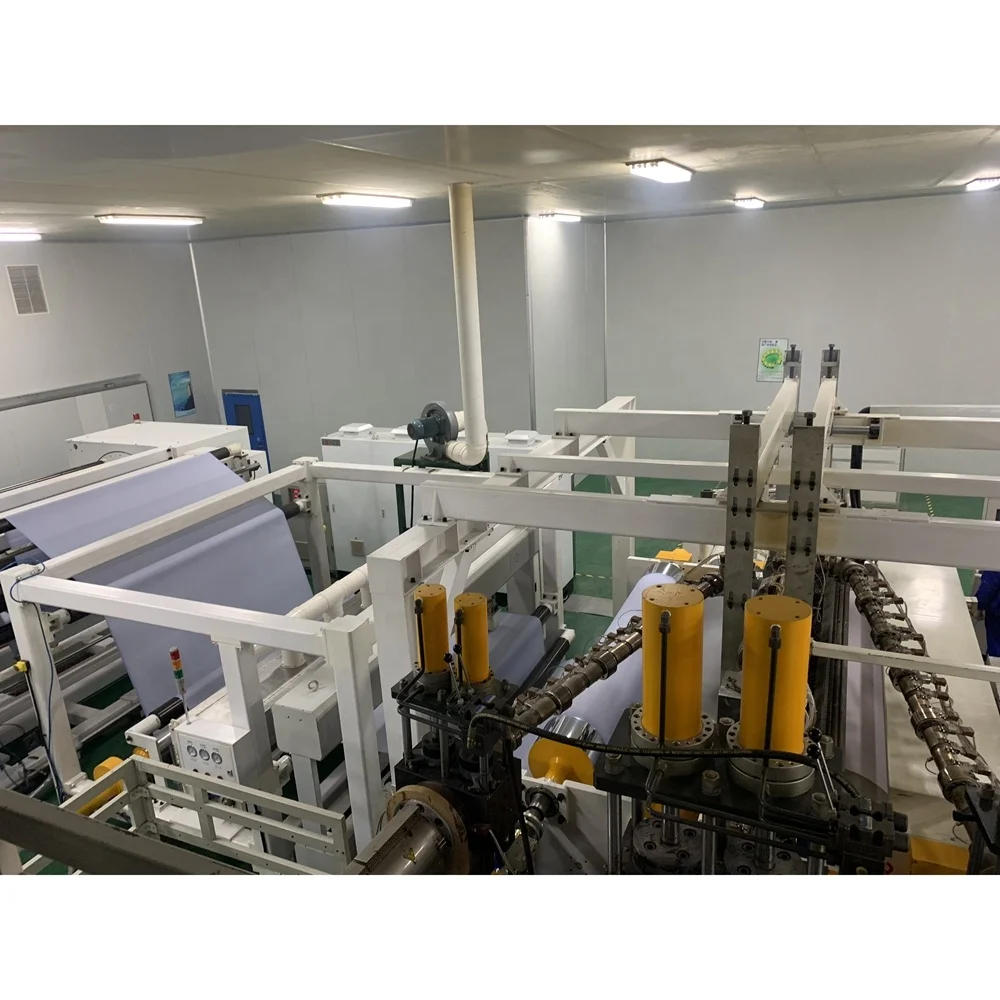  Ламинированный нетканый аппарат SIMCHENG CPE для покрытия синей