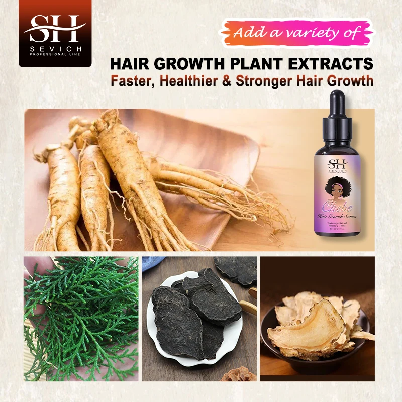 Private Label Organics Chebe Hair Growth Essential Oil Natural Chebe Powder For Hair Care Hair Serum