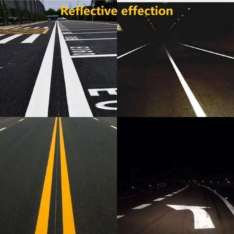 High Reflecting Road Marking Thermoplastic Paint Luminescent Road Marking Paint