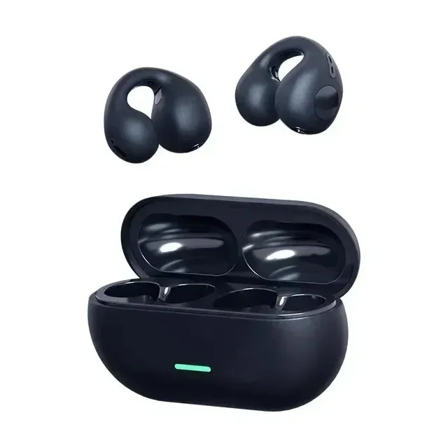 T75 TWS Blue tooth 5.3 Wireless Headphones Clip Ear Music Noise Canceling Headset HD Call Sports Gaming Earphones for Xiaomi