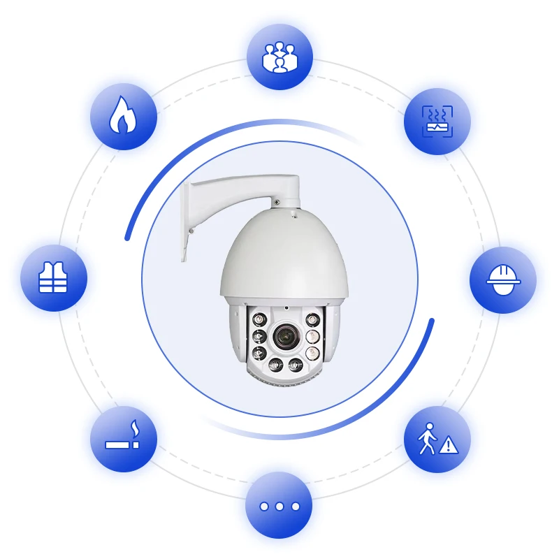 ai zoom large ball camera  security cameras solar