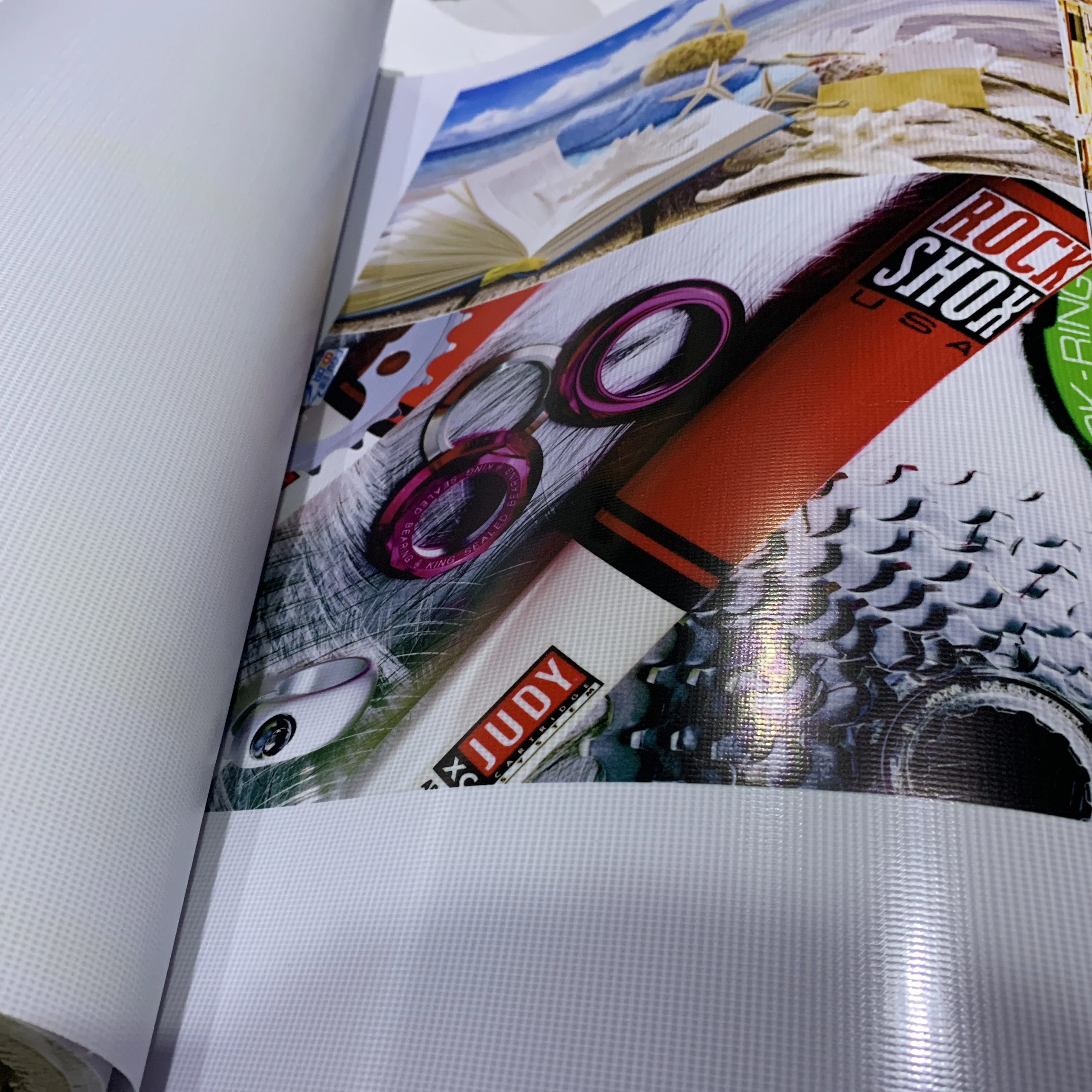 Digital Printing Bright printing colors Flex Banner Roll White 240gsm-680gsm Outdoor Advertising inkjet printing