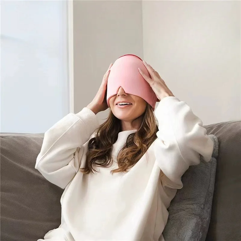 Hot Selling heat pack Gel Compression Cap Ice Pack Hot & Cold Migraine Relief and Rehabilitation migraine relief gel cap