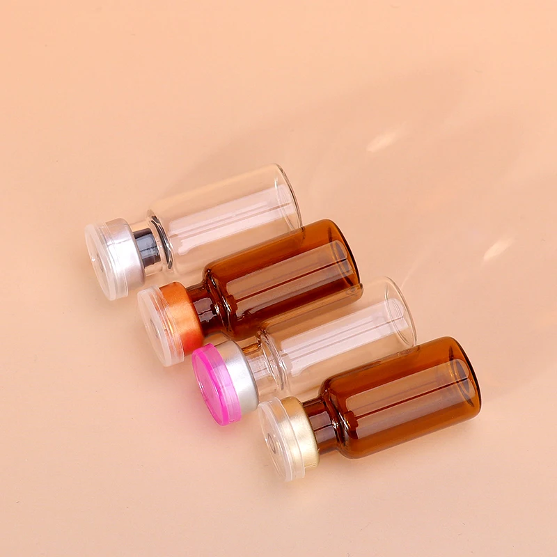 10ml 20ml amber clear glass vial  pharmaceutical dropper bottle with box