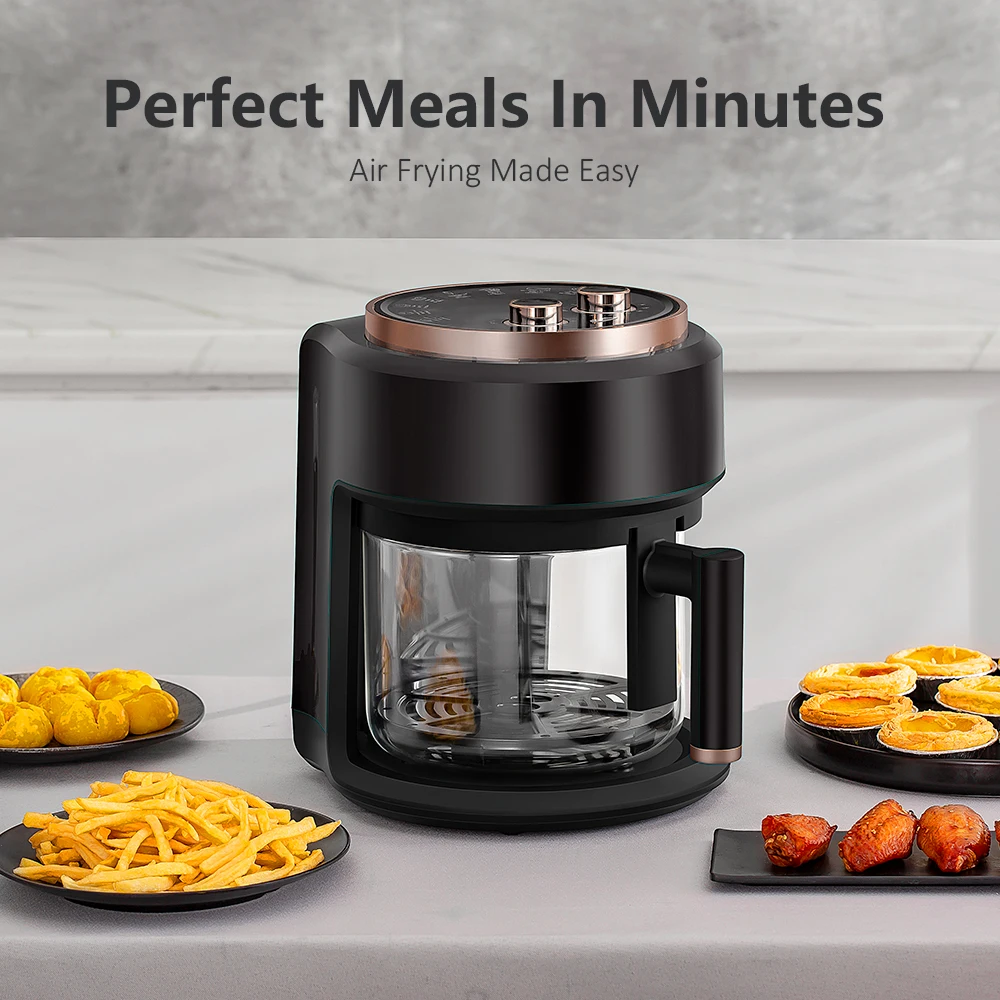 Small Kitchen Appliances Personal 3.5L Visible Mini Air Fryer With Window