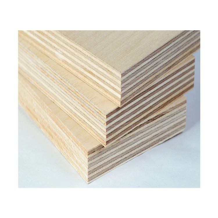 Custom Texture Size 7-Ply Poplar Wood Office Building Plywood Boards Sheet Price for Outdoor