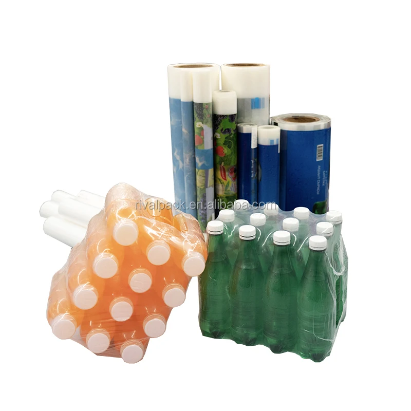Factory Price Pallet Shrink Wrap PE Plastic Shrink Wrap Film Rolls for Bottled Drinks Packaging