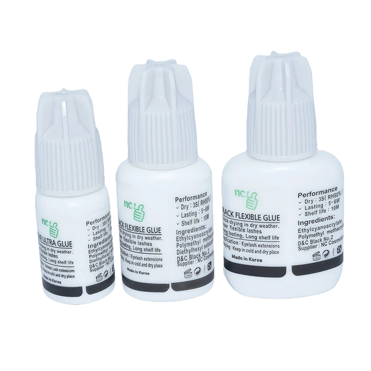 The Best Product Hot Selling Custom made flexible lash adhesive premium Korea professional eyelash glue