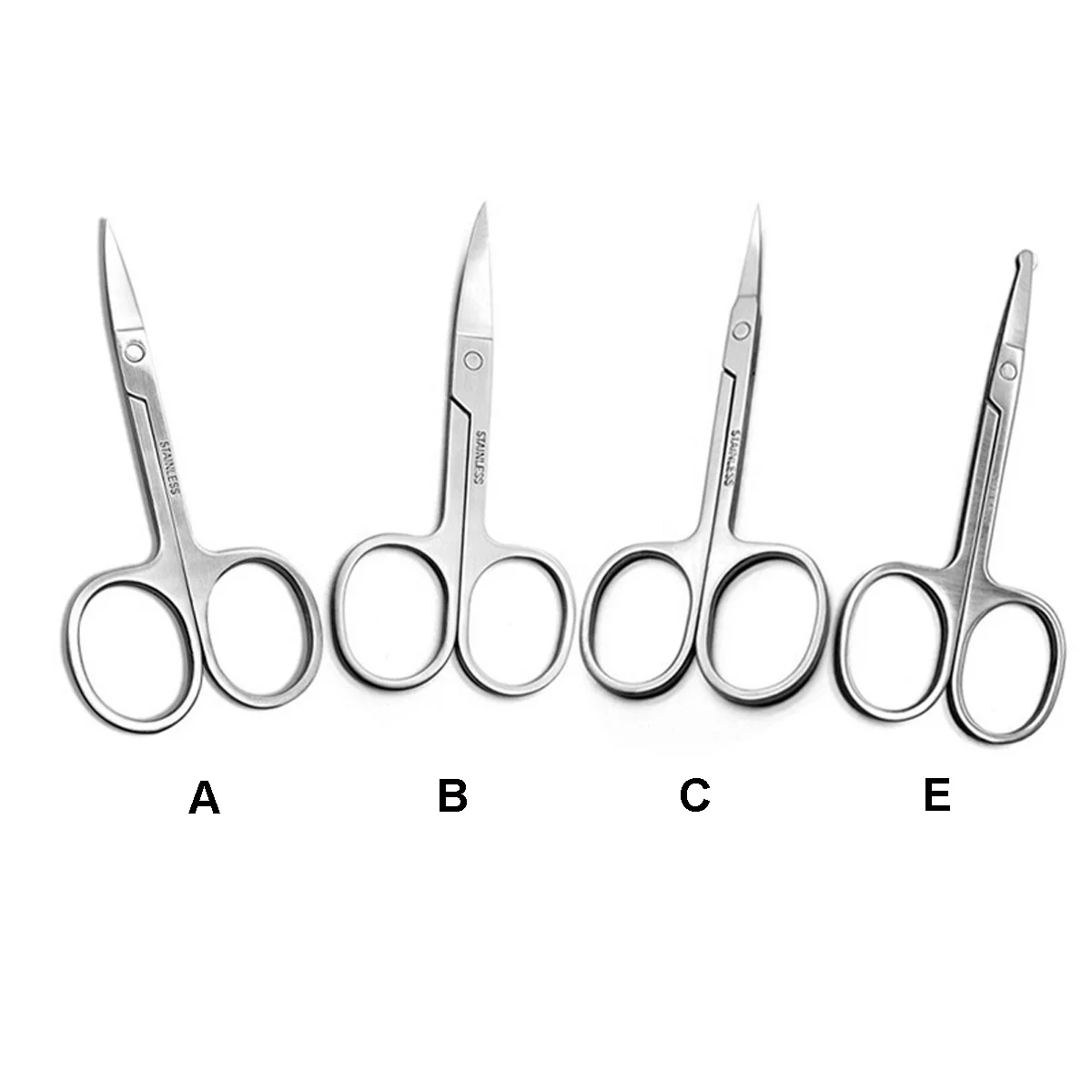Stainless Steel Eyelash Scissor Private Label Eyelash Tools For False Lashes