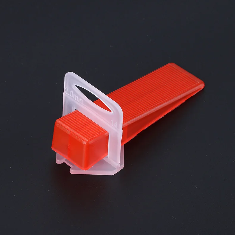 
1mm 1.5mm 2mm 2.5mm 3mm Plastic Tile Leveling System Clips with Tile Wedge 