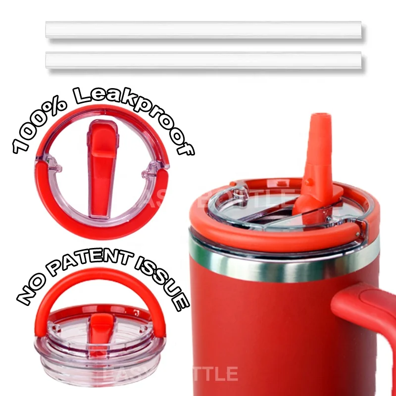 2024 New Arrive 100% Leakproof Replacement Lid Traveler Flip Straw Cover For 30oz 40oz H2.0 Tumbler & H3.0 40oz Tumbler