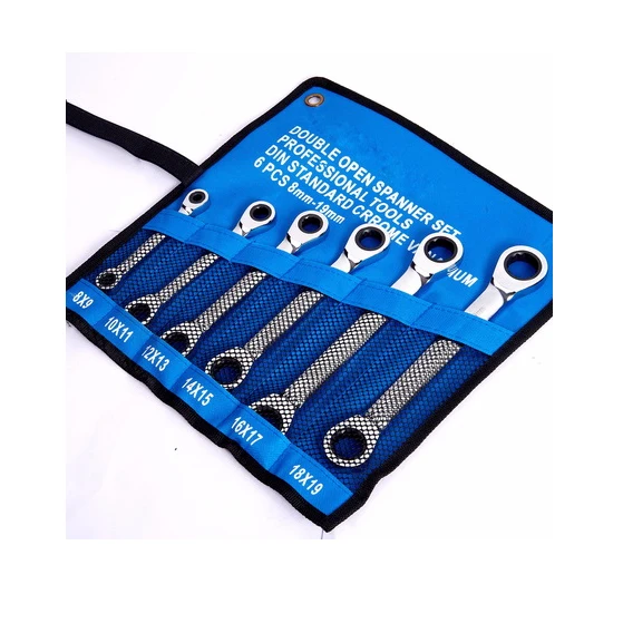 Professional Flexible Combination Ratchet Wrench Chrome Vanadium Steel  ratchet wrench spanner