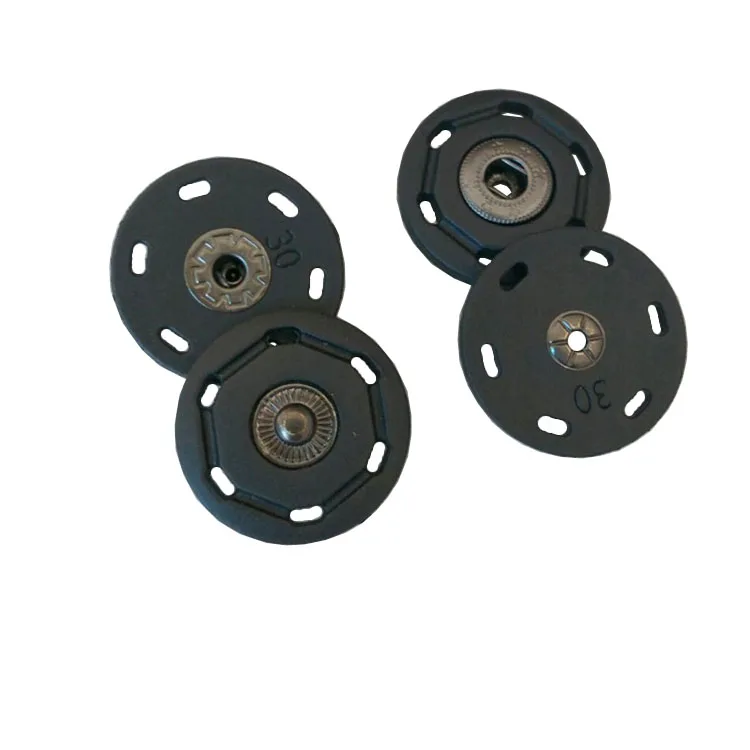 
Wholesale Eco-friendly 30mm Nylon Plastic Sew on Press Button 6 Hole Snap Button Fasteners 