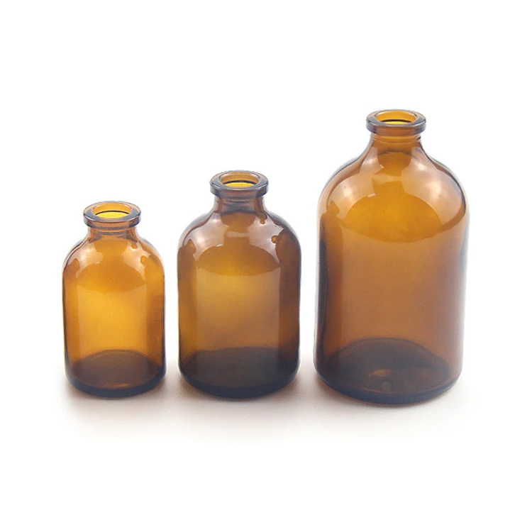 Хорошее качество пустые реагент бутылки лекарство прозрачный Янтарный стеклянный флакон