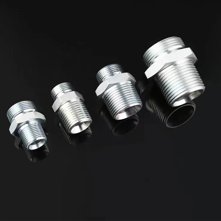 BSP Male Double Use For 60 Cone Seat Eaton Hydraulic Adapter transition straight cable joint