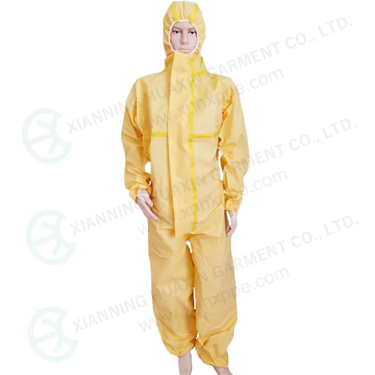 TYPE 3B Anti Corrosion Safety Clothing Chemical Suit