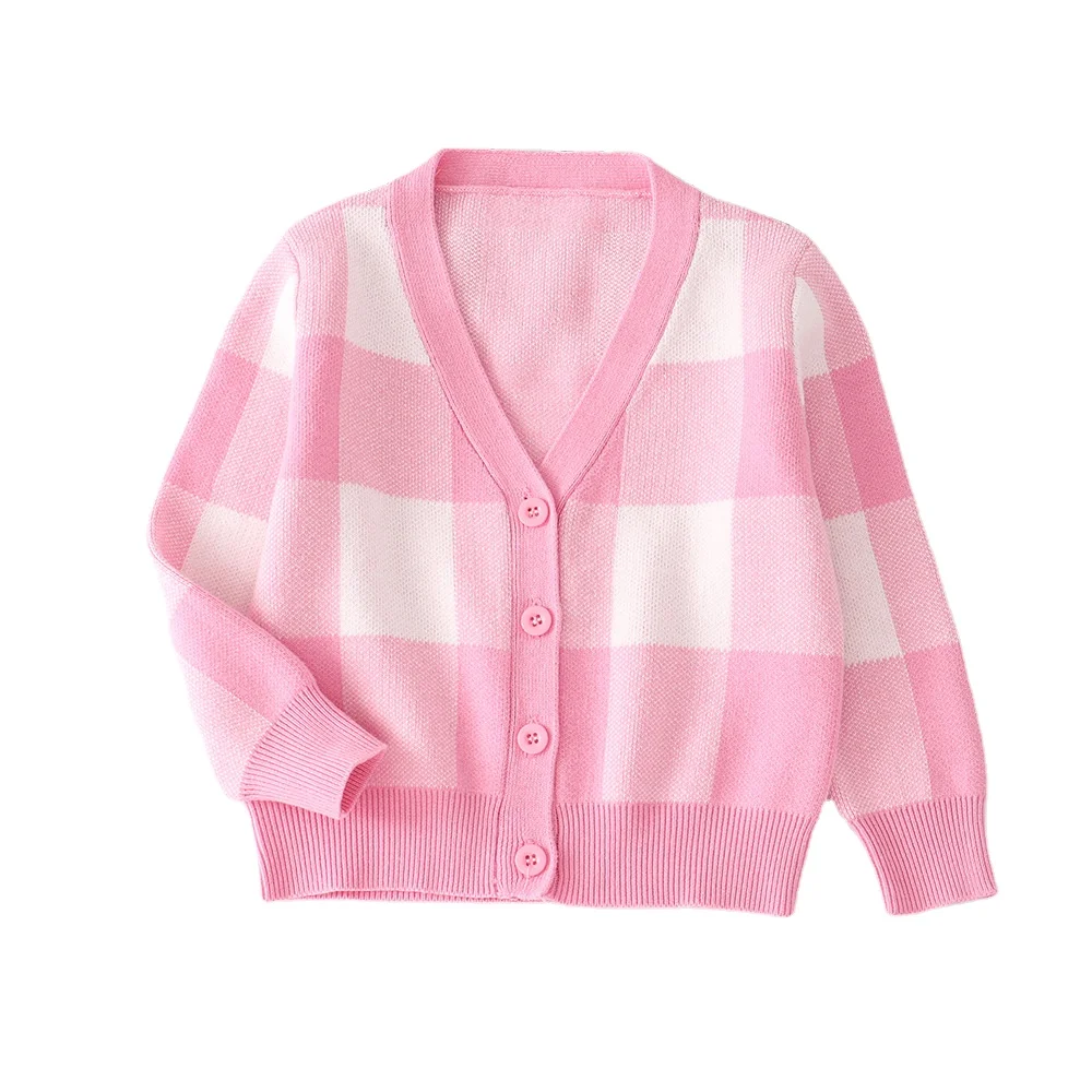 
wholesale custom cardigan girls and boys Knitted Cotton Sweater Children Cardigan Single Breasted kids Sweater cardigan 