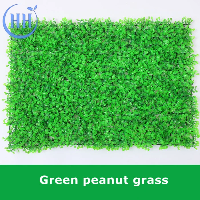 Wholesale high quality green hedge wall plastic plant outdoor artificial algae money indoor plants green wall