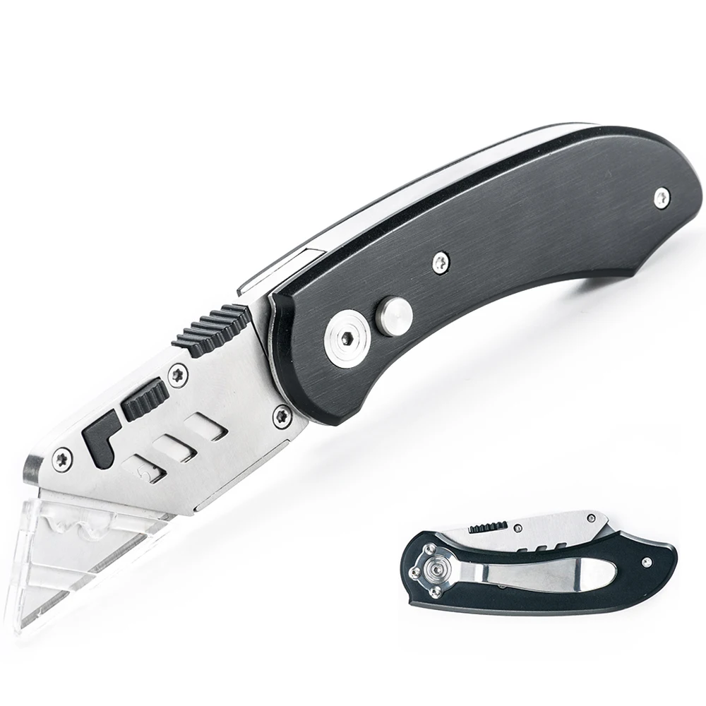 Многофункциональная Складная ручка из алюминиевого сплава складной нож для резки коробки