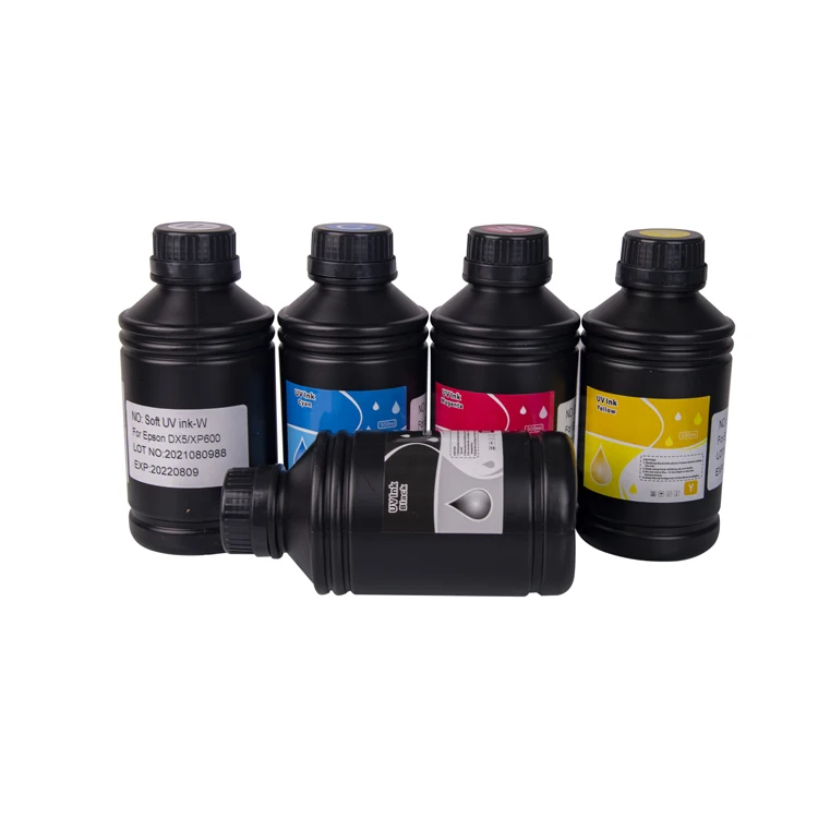 УФ-отверждаемые чернила DX5 DX7 для epson 1390 1400 1410 L800 R290 R330 планшетного