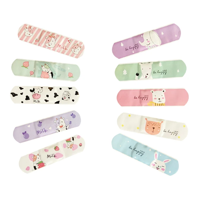 OEM Wound Dressing PE Cartoon Band Aid 72*19mm Cute And Breathable Wound Plaster