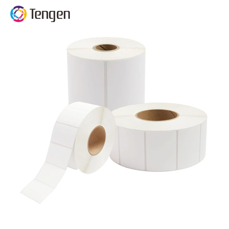 Tengen Wholesale Scrtch-proof Direct 4x6 500pcs/roll Thermal Transfer Self-adhesive Label Stickers Roll
