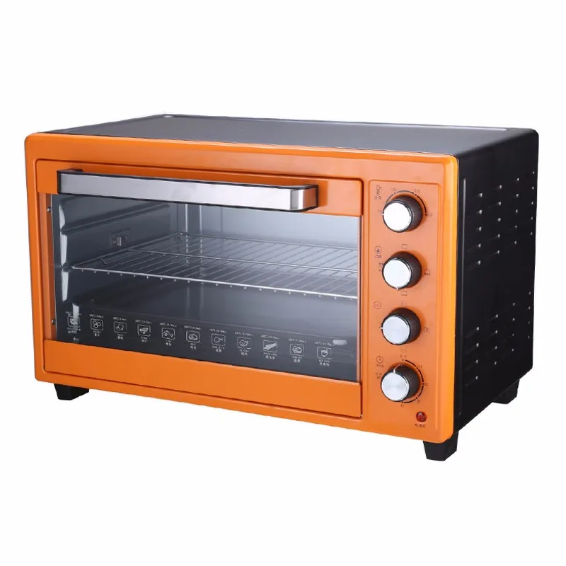 New 48L Multi-Function Electric Ovens Household Bakery Toaster Pizza Kitchen Appliances Timing Baking Electric Oven for Baking