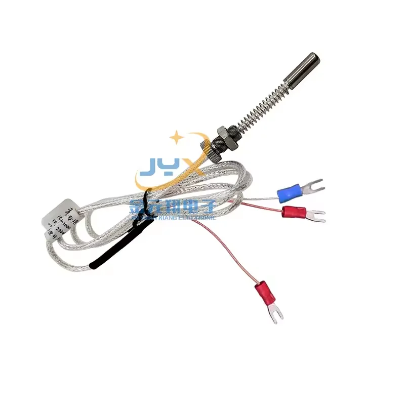 Stainless steel probe 3 wire pt100  pt1000 PT 100 temperature  sensor