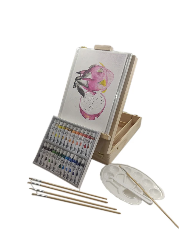 On line Best Seller 34pcs Wooden Easel Painting Art Set